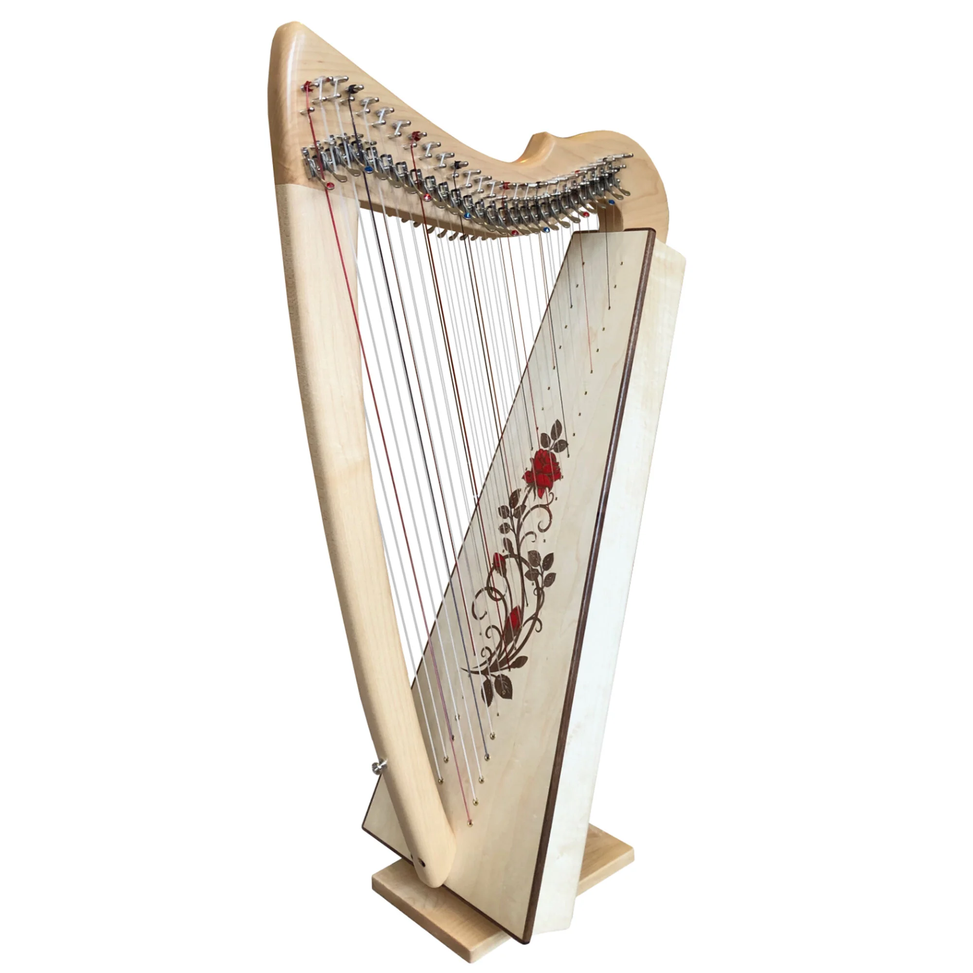Double Morgan Meghan Concert Line Harp — Rees Harps Inc. Double Morgan Meghan Concert Line Harp — Rees Harps Inc.